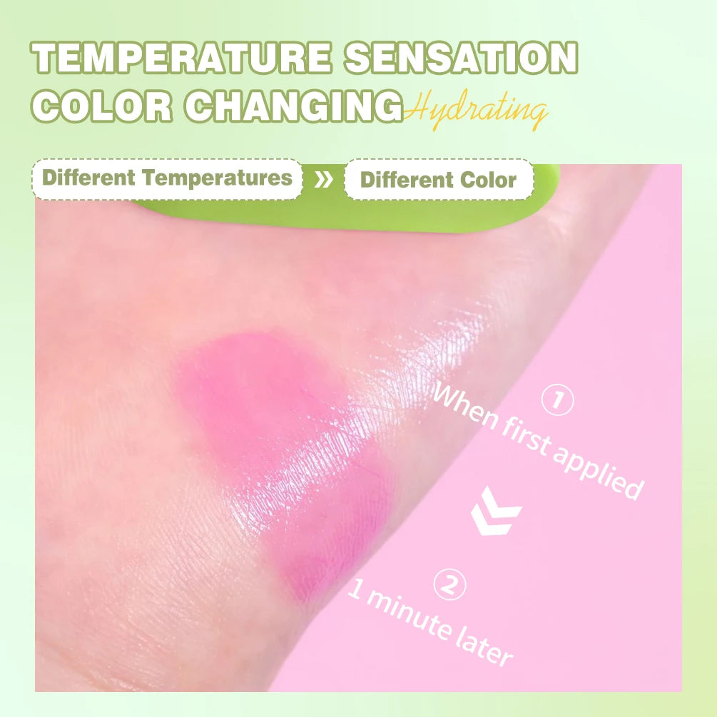 QIBEST 3 Colors Jelly Blush Stick Lip Balm Eyes 3-in-1 Multi-Use Matte Blush Moisturize Brighten Lipstick Watercolor Cosmetics Oasis Select