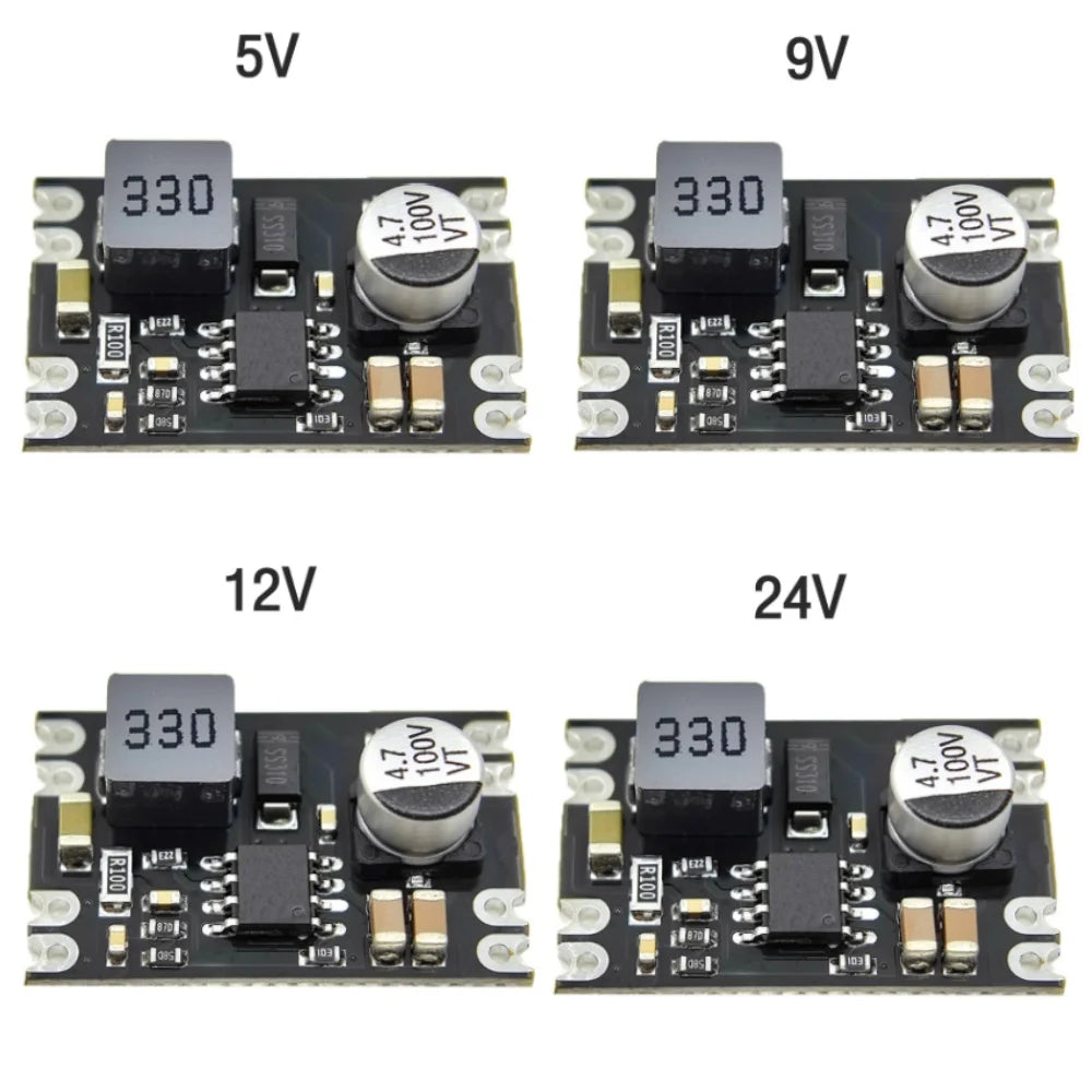 DC-DC Step Down Power Supply Module 2A DC 6-100V to 5V 9V 12V 24V Mini Buck Board Converter Multifunction High Voltage Regulator Oasis Select
