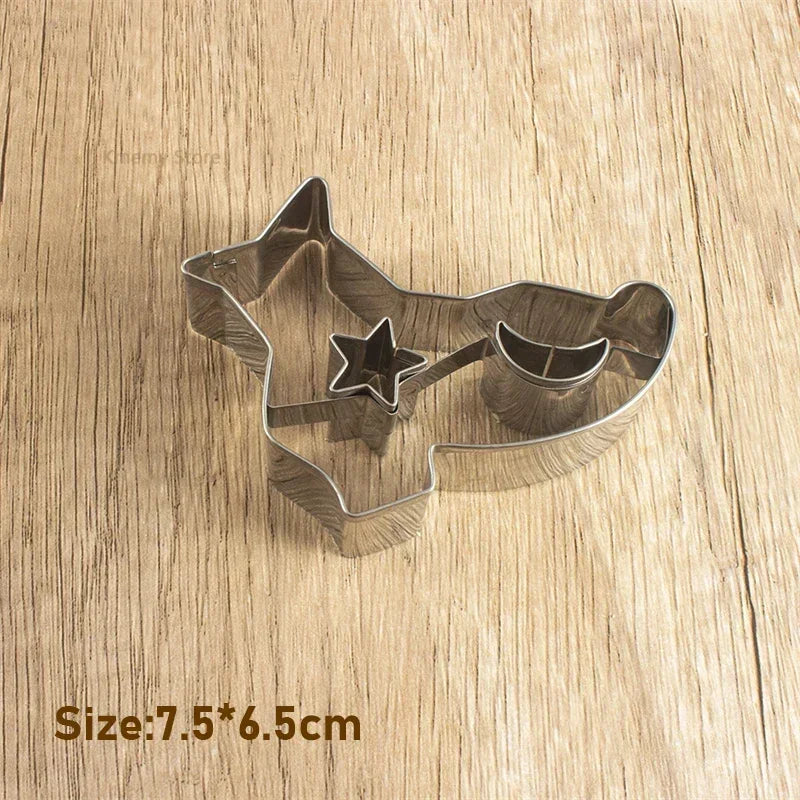 Halloween Sugar Flipping Cookie Mold Stainless Steel Skull Pumpkin Cookie Cutting Cake Mold Baking Utensils Oasis Select Boot
