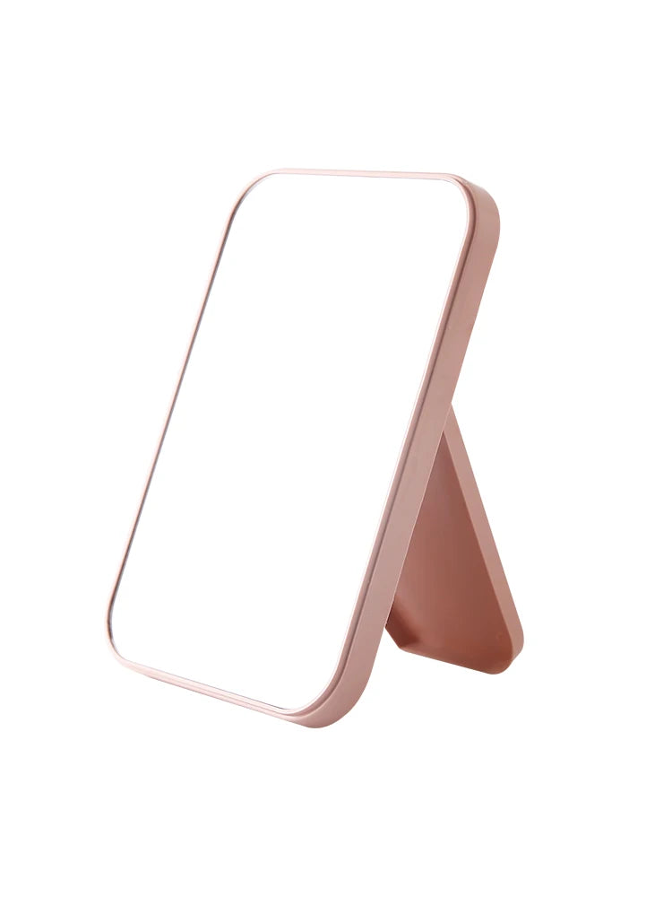 Desktop folding portable make-up mirror student dormitory desktop small mirror children's dressing mirror Oasis Select