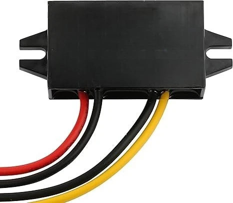 Waterproof 12V/24V To 5V 3A 15W Converter DC To DC Step Down Module Power Adapter Buck Voltage Transformer (Dual USB Connectors) Oasis Select Open Wire 12V 24V 5V 3A
