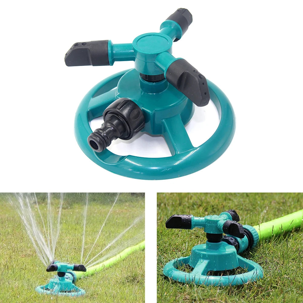 Garden Sprinkler Auto Rotating Watering Grass Lawn Irrigation System 360 Degree Easily Carrying Part Eco-friendly Tool Oasis Select