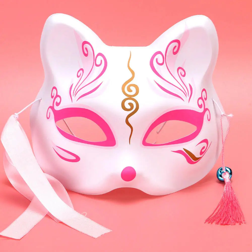 Japanese Anime Demon Slayer Mask Cosplay Thicken Plastic Masks Halloween Party Costume Props Fox Mask Oasis Select C