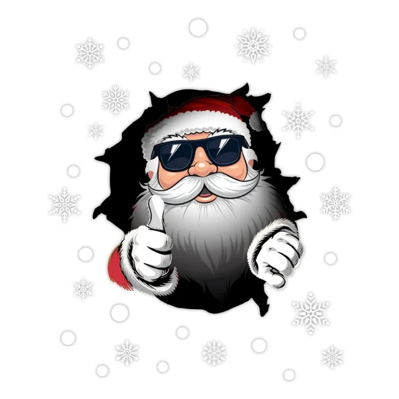 Christmas Static Stickers Door Stickers Scene Decoration Window Glass Decoration Festive Atmosphere Oasis Select