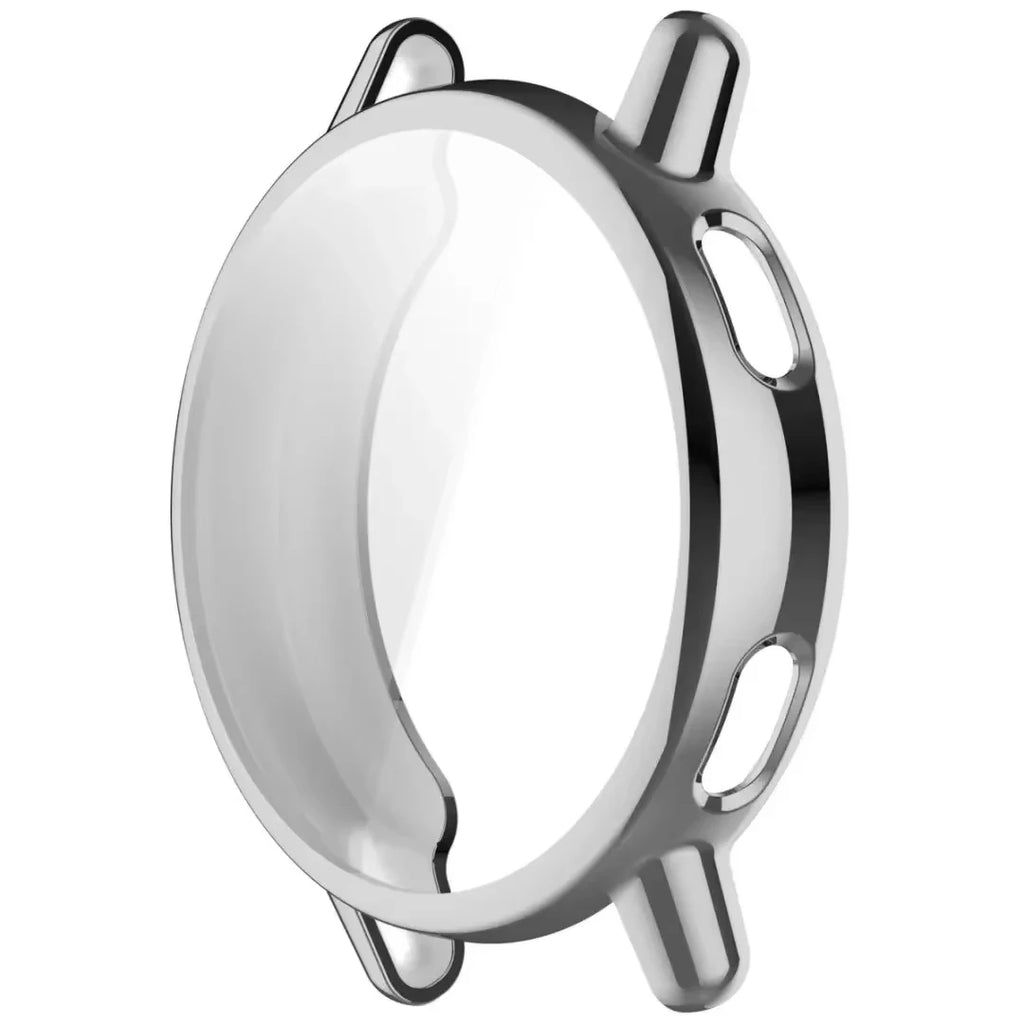 Garmin Vivoactive 5 & 6 TPU Case with Screen Protector Smartwatch Case Oasis Select Silver Vivoactive 5