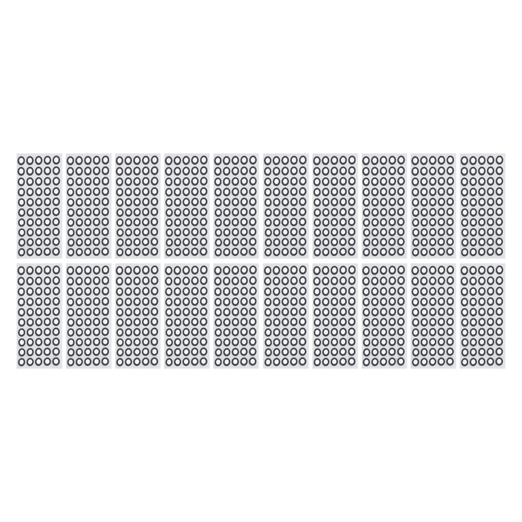 1000 Pcs/20 Sheets 3D Scanning Marker ID 6mm OD 10mm High Reflection Strong Adhesion 3D Tracking Dot Reference Point Marker Oasis Select 20 Sheets