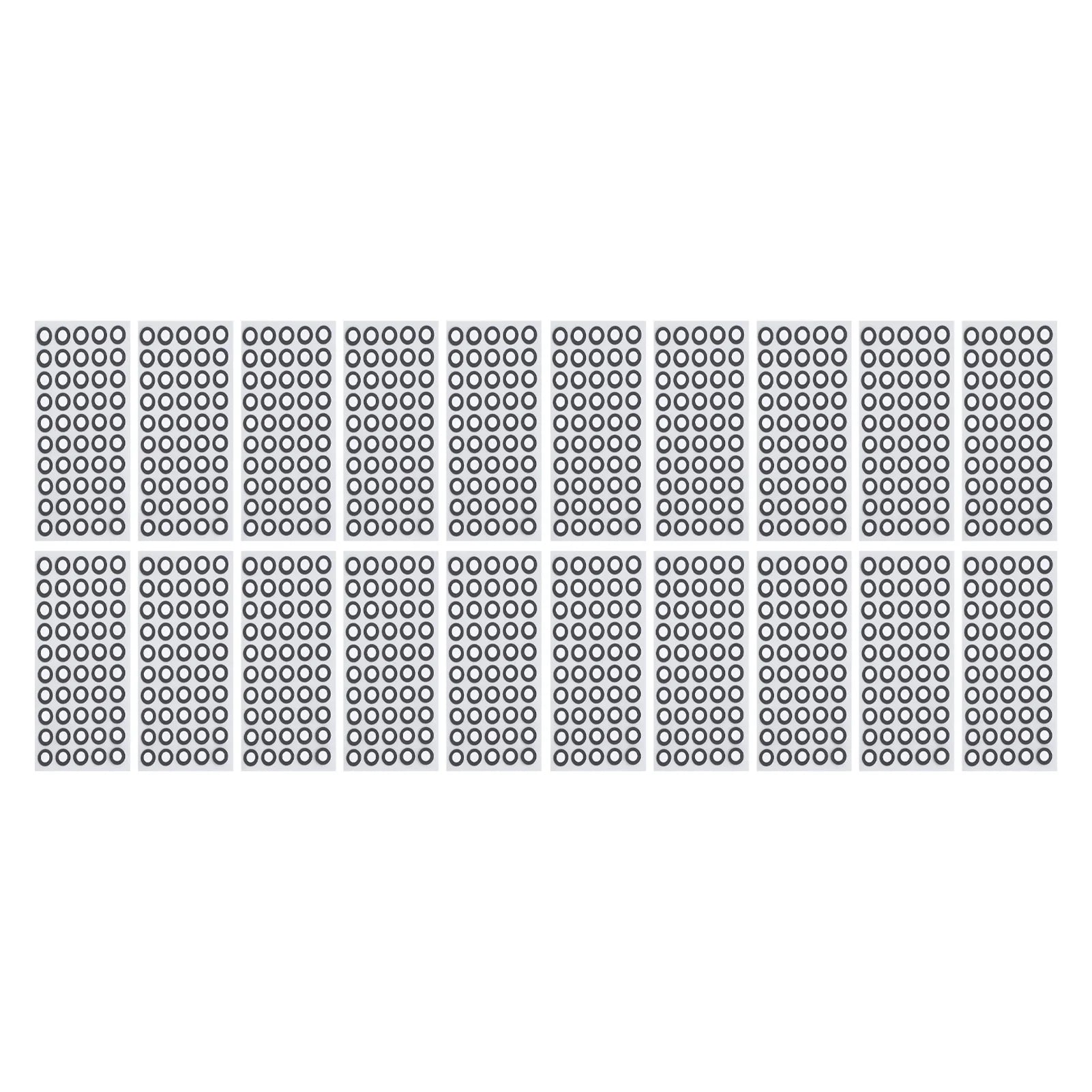 1000 Pcs/20 Sheets 3D Scanning Marker ID 6mm OD 10mm High Reflection Strong Adhesion 3D Tracking Dot Reference Point Marker Oasis Select 20 Sheets