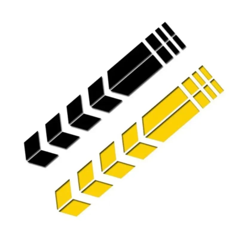 1/2/3set Universal Motorcycle Sticker With Arrows Flash Paste Waterproof Oil Resistant Reflective Sticker Motorcycle Tape Oasis Select 2set mix 2