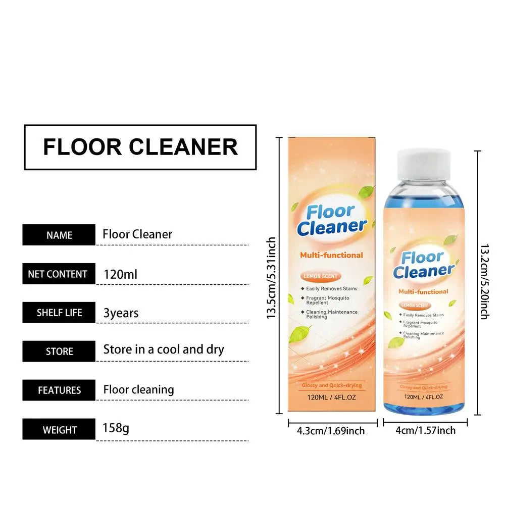 120ml Cleaning Solution for Floor Scrubbers Powerful Stain Remover Multi-purpose Floor Scrubber Cleaning Stains Scratch Remover Oasis Select 120ml