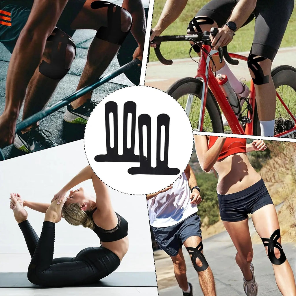 14/28 PCS Kinesiology Tape for Knees Waterproof Elastic Athletic Muscle Support Tape Breathable Strips Sports Joint Recovery Oasis Select