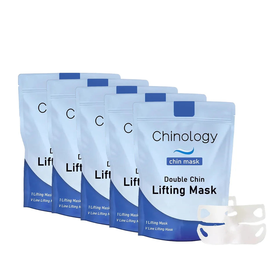 1/3/5Pcs V Line Mask Facial Slimming Strap Double Chin Reducer Chin Up Mask Face Lifting Belt V Shaped Slimming Face Mask Oasis Select 5PCS