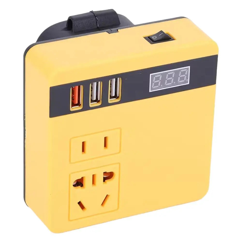 120W Battery Inverter for Makita & DeWalt DC to AC 220V