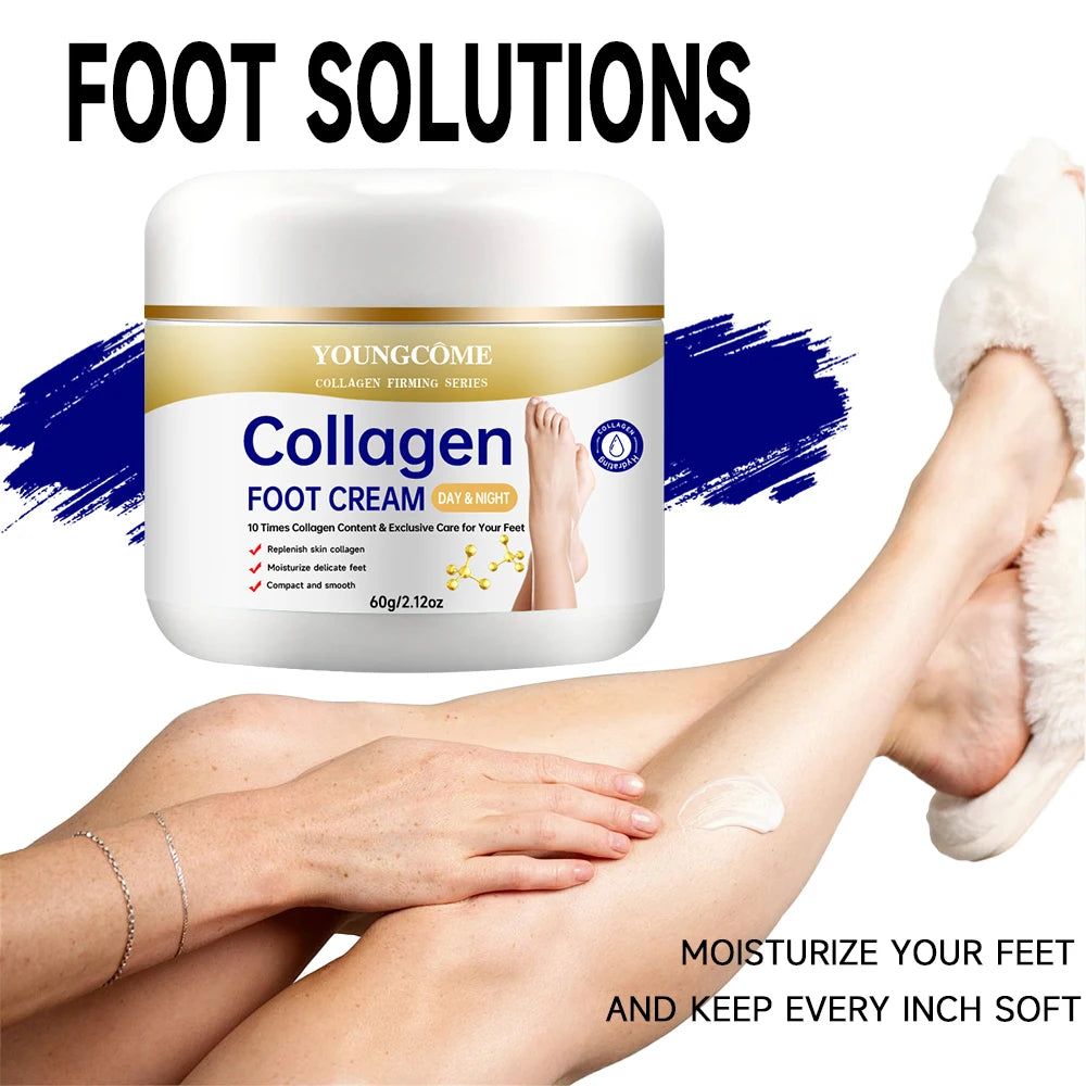 YOUNGCOME Collagen Foot Cream – Heel Repair & Moisturizer 60g