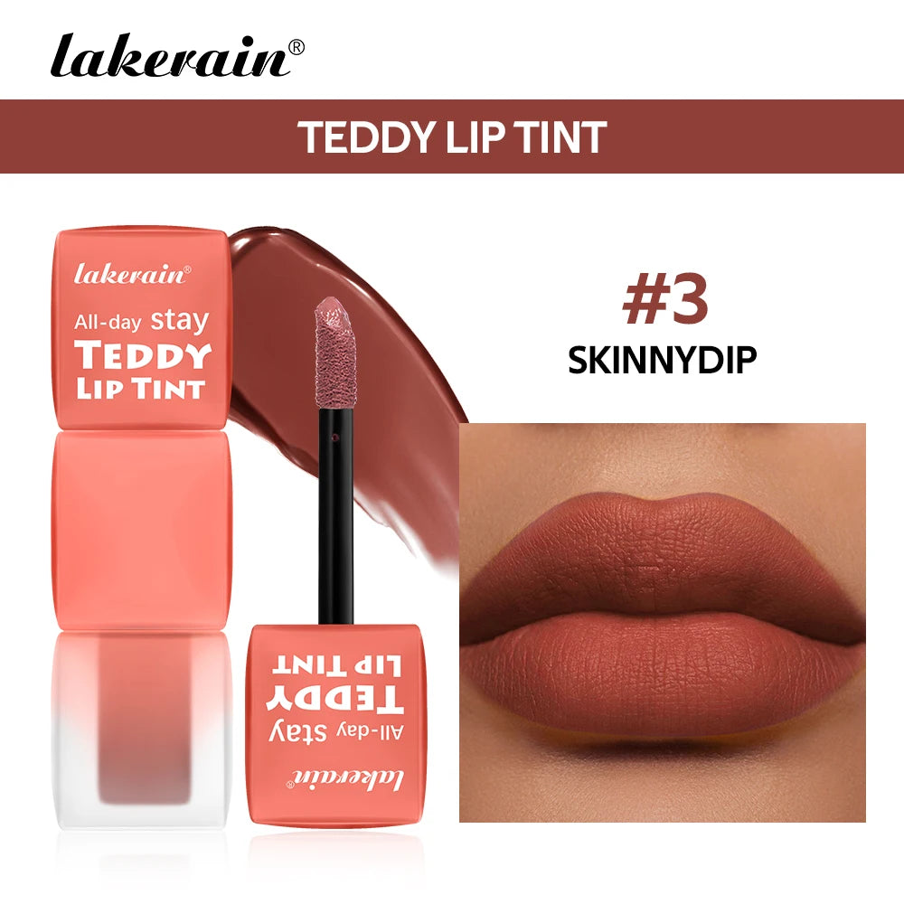 Matte Lip Tint Waterproof Long-Lasting Coloring Non-stick Cup Lip Gloss Gentle Texture Lightweight Lipstick Natural Makeup Oasis Select 3 Skinnydip