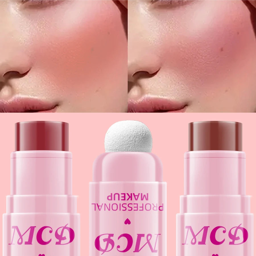 MCD 6-Color Jelly Blush Stick – Lip & Cheek Tint Matte Finish