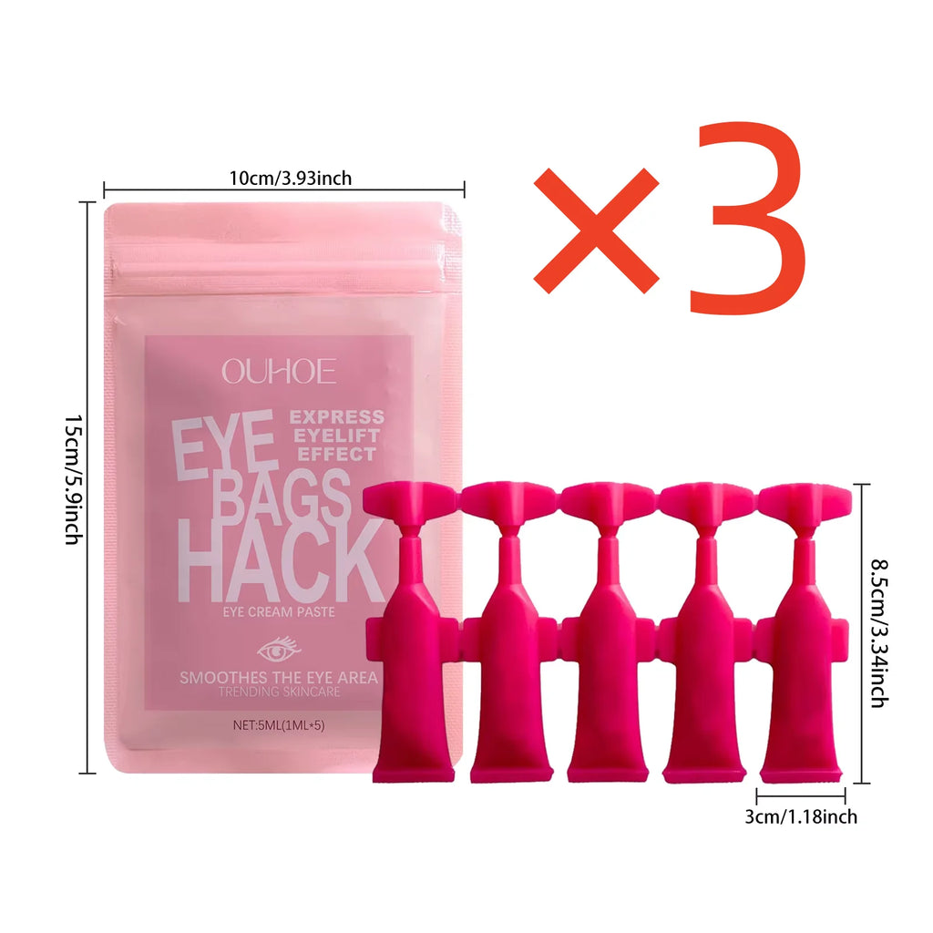 Anti Wrinkle Eye Cream Hydration Moisturizing Compact Wrinkle Reduce Eye Fine Sagging Line Defense Restore Eye Elasticity Cream Oasis Select 15ml in bag