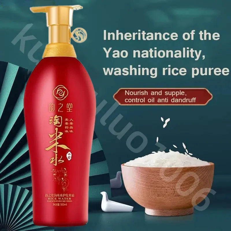 500ml Tradition Wash Rice Water Hair Shampoo Professional Hair Care Anti Hair Loss Treatment Fast Growth Anti Dandruff Shampoo Oasis Select