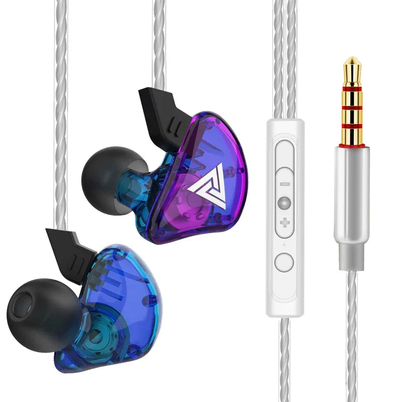 QKZ CK5 FiLe Wired Earphone Professional Gaming And Sports Noise Cancelling Headphones with Microphone HiFi Music Earphone Oasis Select QKZ CK5 Color