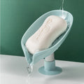Ceramics Leaf Shape Soap Box Drain Soap Holder Box Luxury Bathroom Accessories Supplies Heart Shape Soap Dish Tray Gadgets Oasis Select green As show