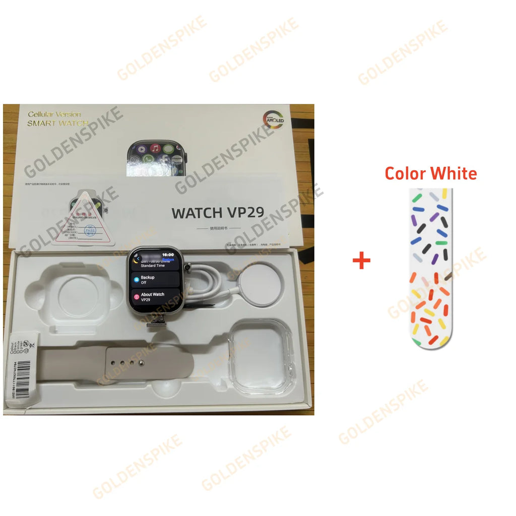 GOLDENSPIKE VP29 4G Smart Watch | GPS, NFC, 180° Camera, SIM