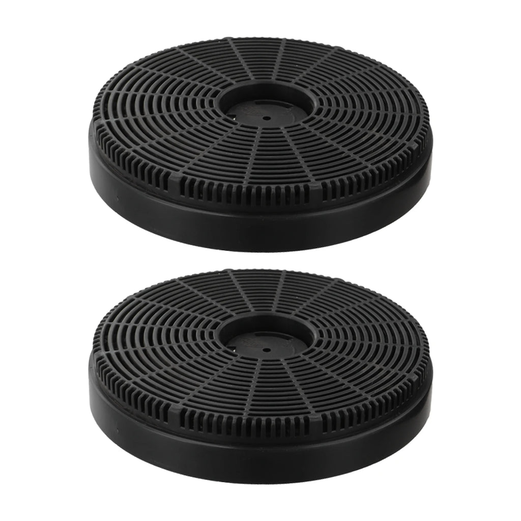 2-Pack Activated Carbon Range Hood Filter 160×30mm Round Range Hood Filter Oasis Select