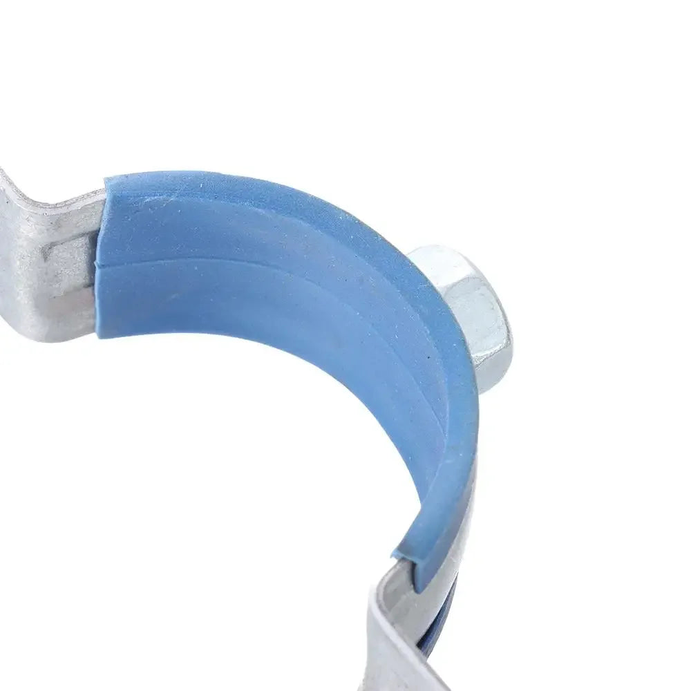 1Pcs Fastener Hardware Round Hose Clamp Nut Hoop Pipe Fitting Suspension Pipe Holder Carbon Steel Rubber PPR/PVC Oasis Select