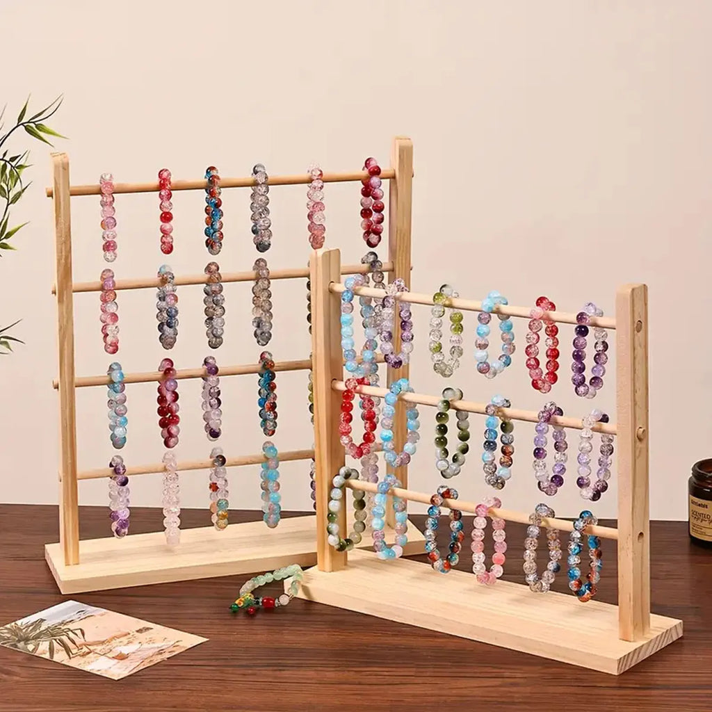 1pc Jewelry Storage Rack, Suitable for Storing Bracelets, Wooden Display Stands for Dressing Tables, Jewelry Towers Oasis Select