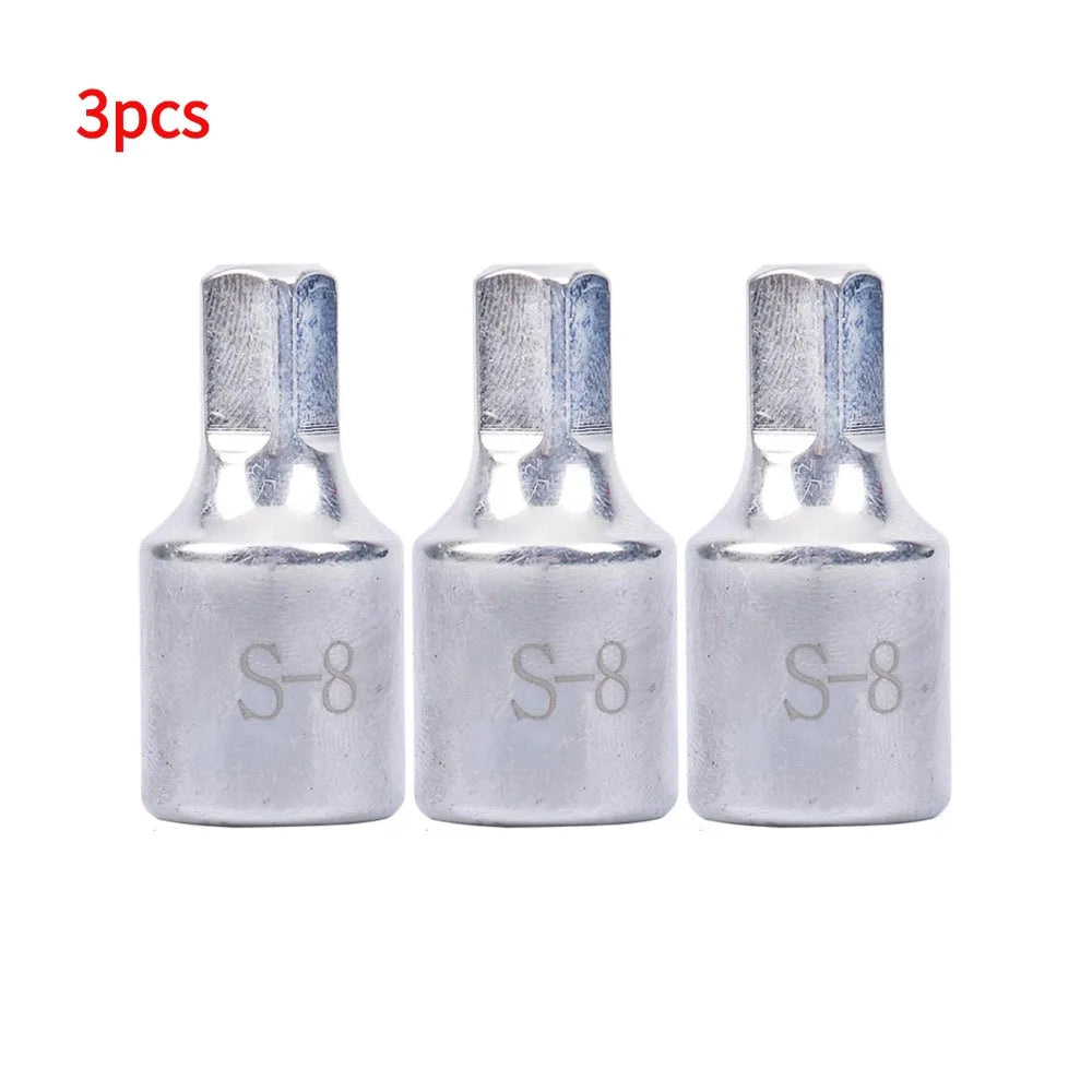 Professional 8mm Square Oil Sump Drain Plug Key Tool Remover Fit For Renault Peugeot Oil Pan Drain Screw Disassembly Tool Oasis Select 3pcs
