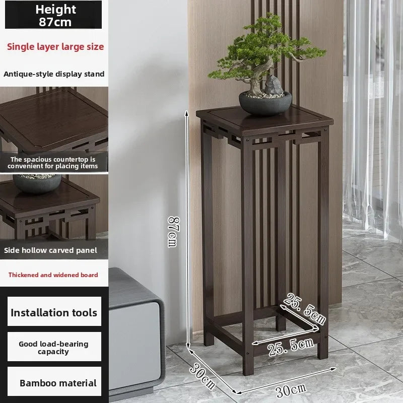 Multi-functional Floor-to-ceiling retro flower table Multi-layer flower pot rack Oasis Select