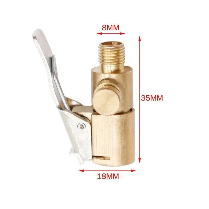1/2/4pcs New Advanced Car Tire Air Chuck Inflator Pump Valve Connector Clip-on Adapter Car Tyre Wheel Valve For Inflatable Pump Oasis Select