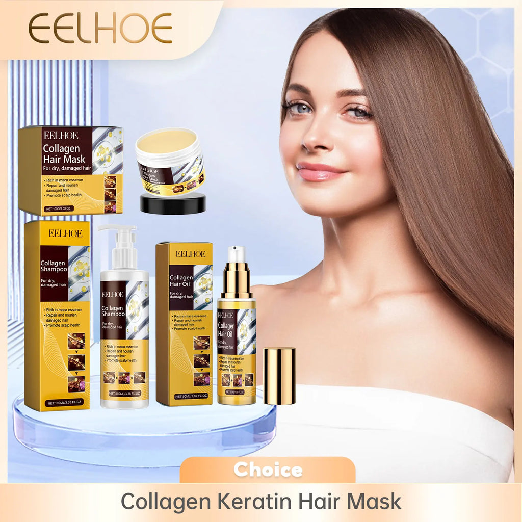 Eelhoe Collagen Keratin Hair Mask – Repair Frizz & Moisturize Keratin Hair Mask Oasis Select