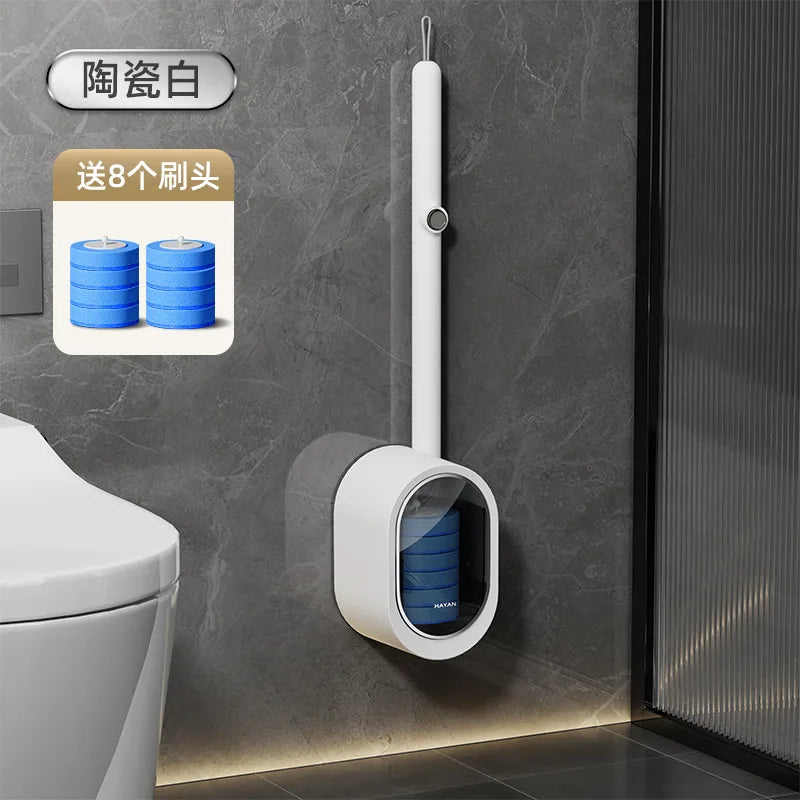 Toilet brush, household toilet brush, disposable disposable toilet brush, replaceable head, soluble deodorizing cleaning brush Oasis Select 1 piece