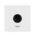 86-Type Wall Blank Panel with Rubber Pad & Cable Outlet Hole