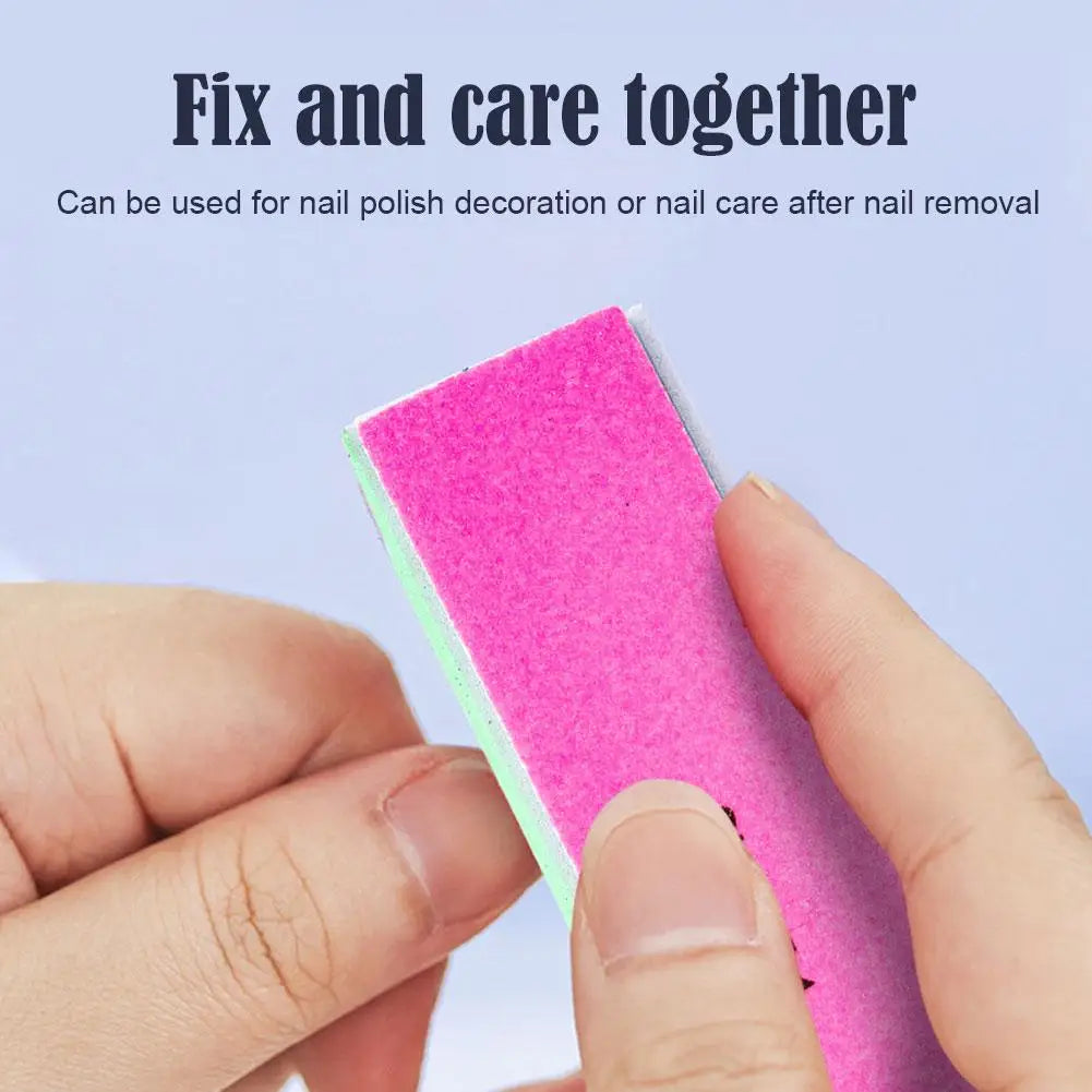 4 Way Nail Buffer Block, 4 in 1 Four Sides Nail Shine Buffers Blocks Files For Natural Acrylic Nails Smooth Buffing Block Polish Oasis Select