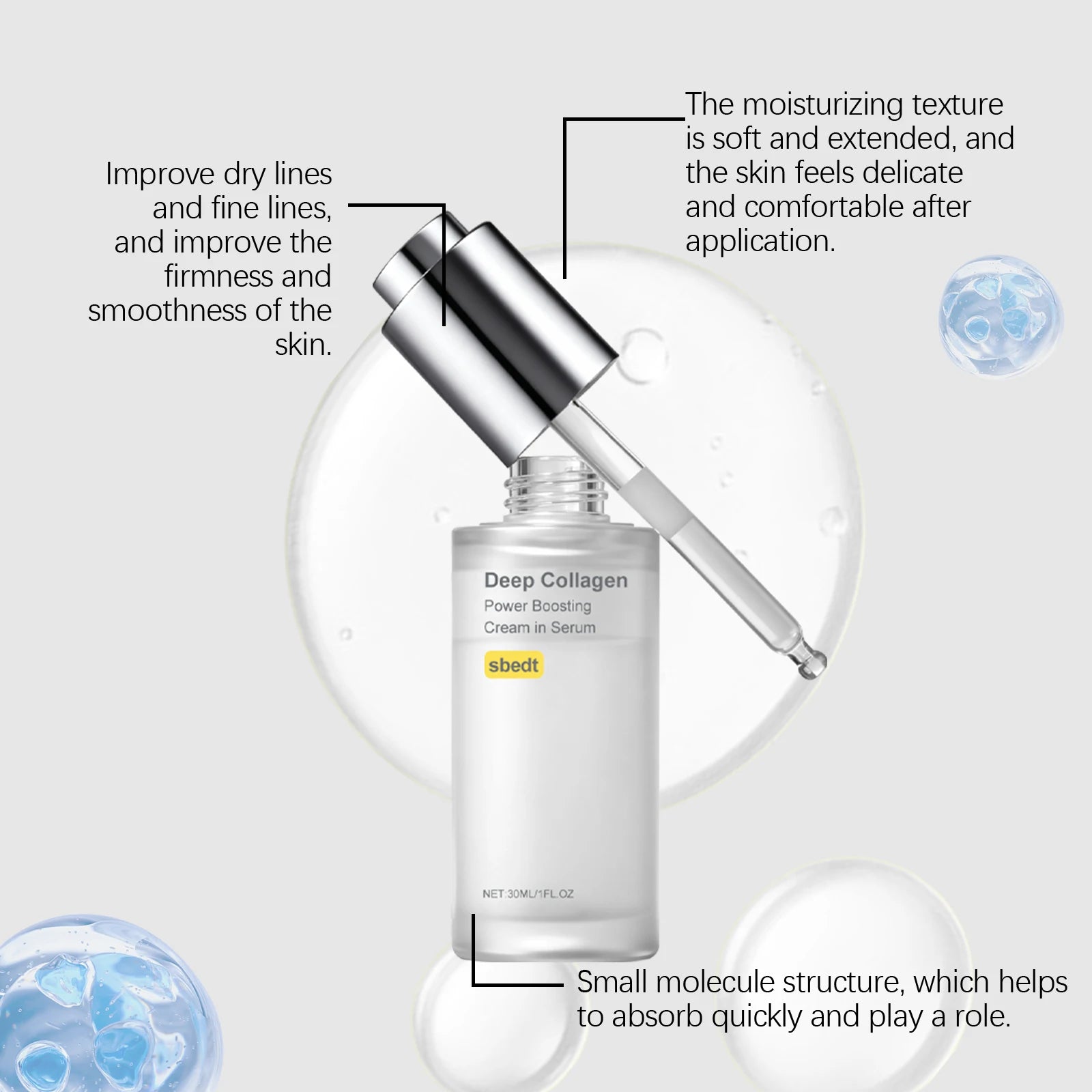 Hyaluronic Acid Firming Face Serum | Lifts, Brightens & Hydrates