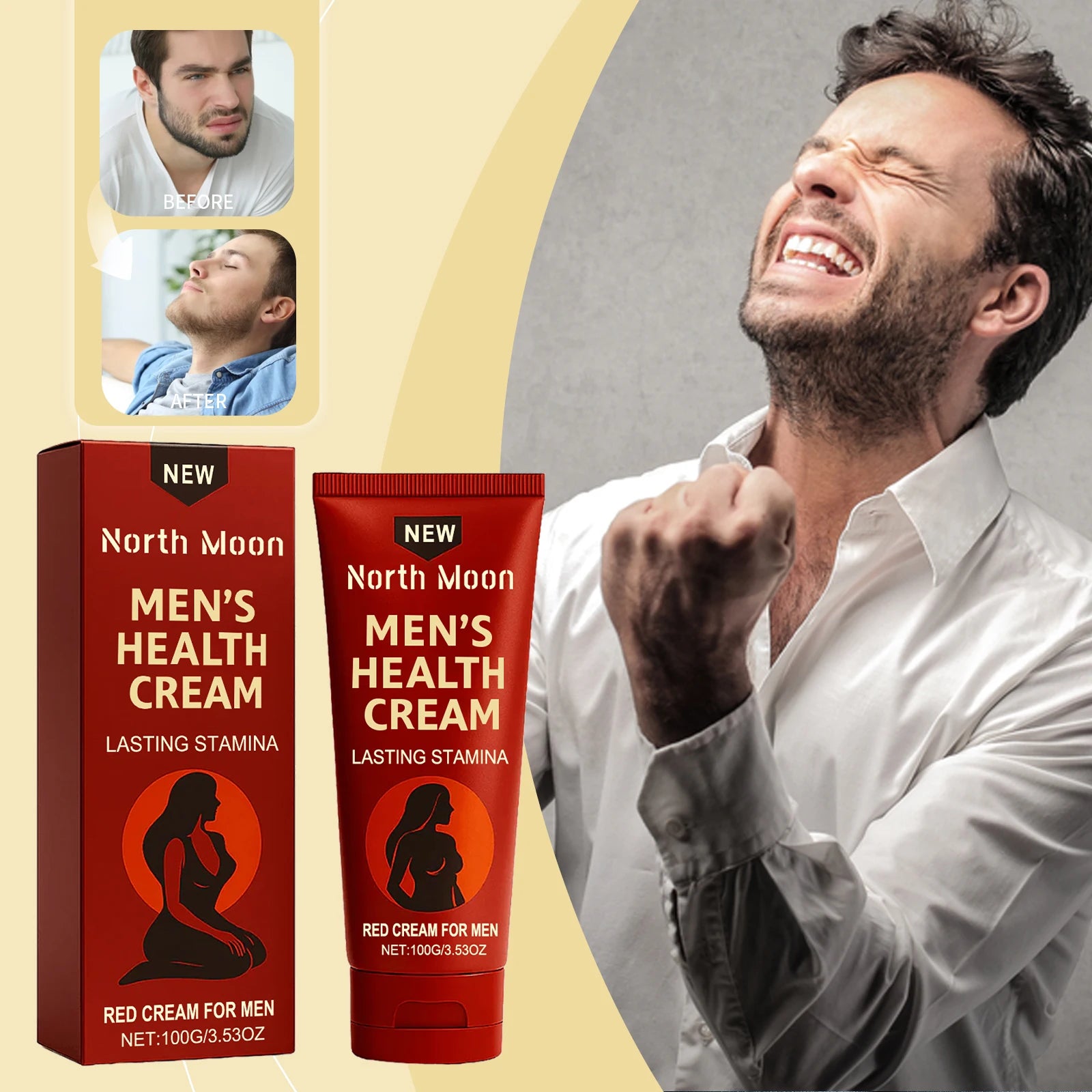 Men's Daily Nourishing Face Cream – Gentle Moisturizer 100g Men's Face Cream Oasis Select