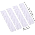 Household Drawer Separator Board Adjustable Cabinet Divider Multi-grid Storage Organizer for Underwear Socks Sundries Oasis Select White 4pcs
