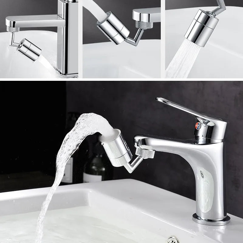 Faucet Extender with 720° Rotation, Faucet Sprayer Head, Universal Anti-Splash Water Saving Adapter for Bathroom, Kitchen Sink Oasis Select