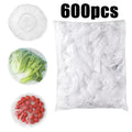 100/500/1000pcs Plastic Wrap, Extra Thick Disposable - Transparent Stretchable Film For Leftovers, Fruits, And Vegetables Oasis Select 600pcs