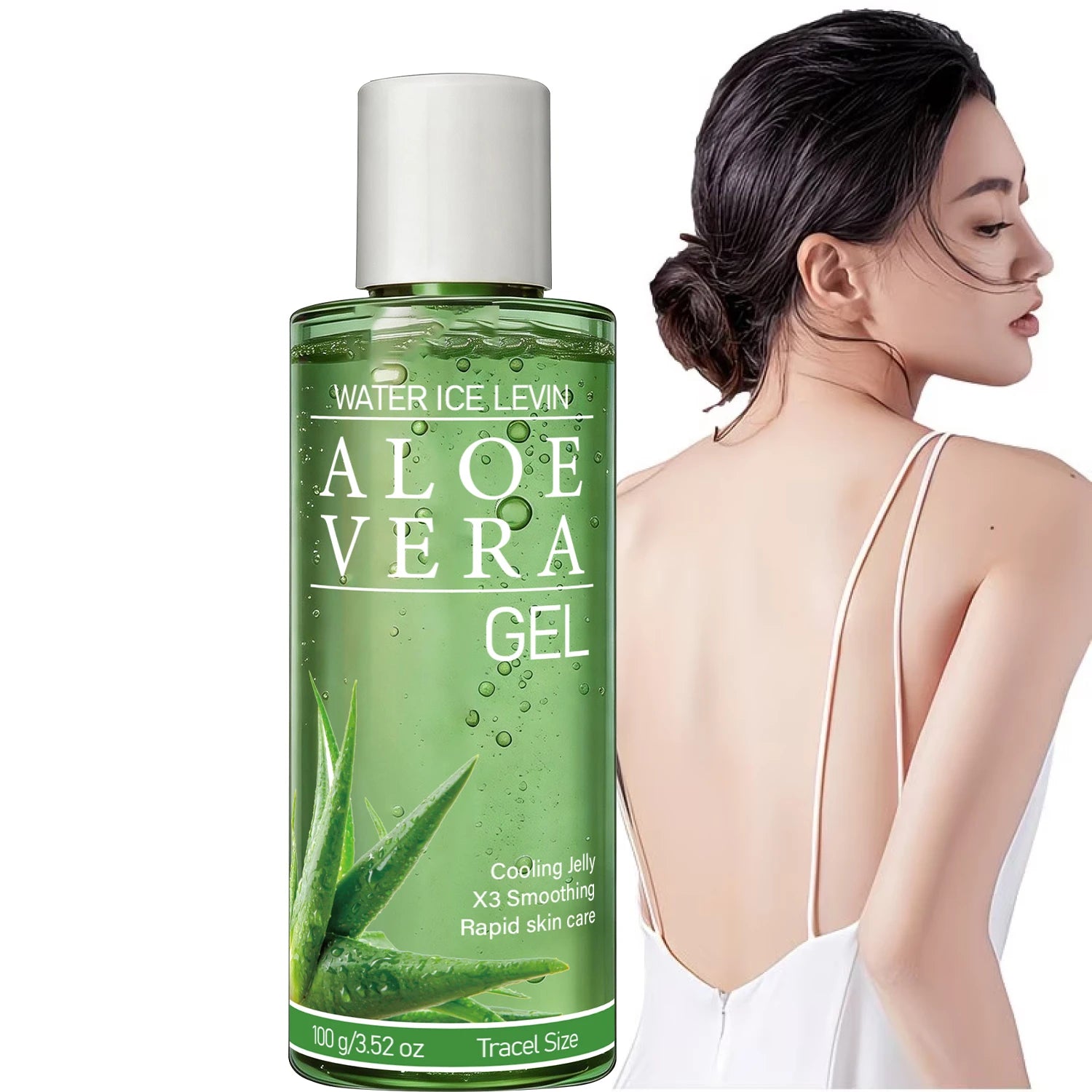 Pure Aloe Vera Gel with Hyaluronic Acid – Cooling & Moisturizing Aloe Vera Gel Oasis Select