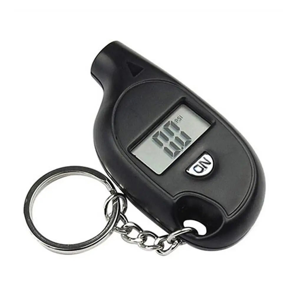 Digital Tire Pressure Gauge LCD – PSI BAR KPA | Car & Bike Digital Tire Gauge Oasis Select black