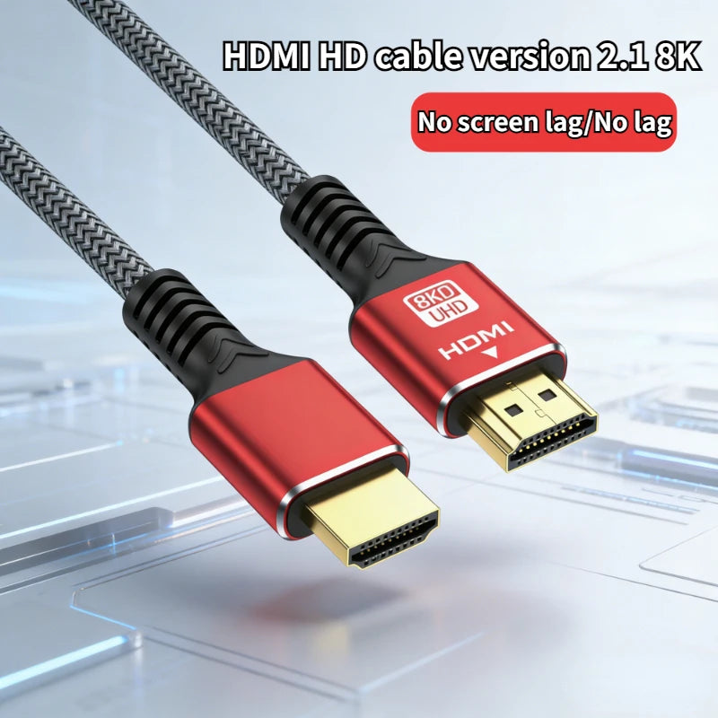 HDMI-compatible Cable 8K60HZ 48Gbps HDTV2.1V 4K 120HZ 3D TV Computer Monitor Projector PS Game Console Audio And Video PC Laptop Oasis Select