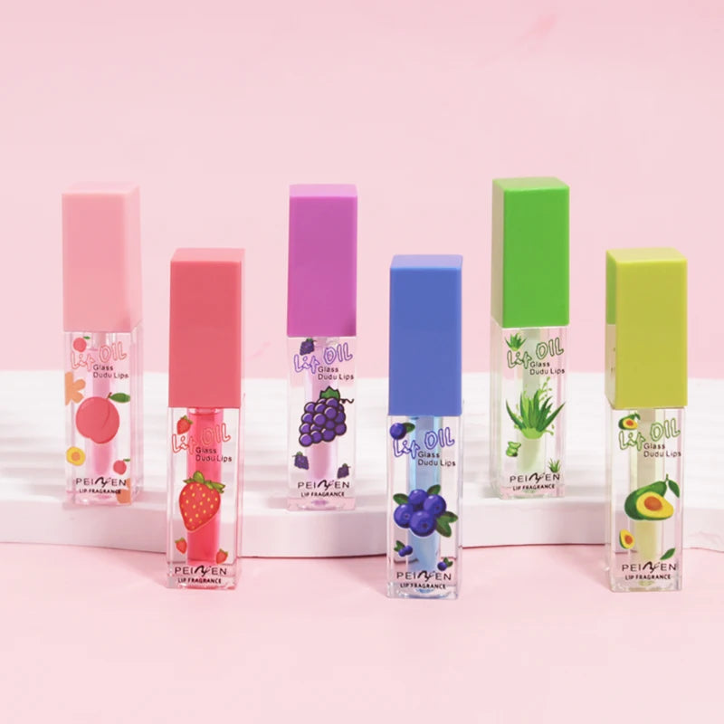 Fruit Lip Oil Set – Moisturizing Nourishing Lip Care Gift Lip Oil Gift Set Oasis Select