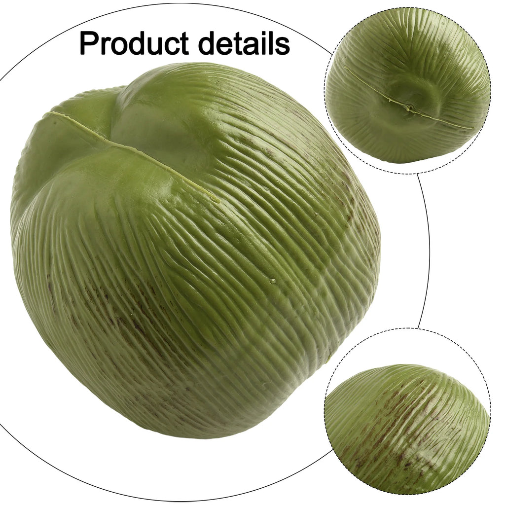 Fruit Ornament Artificial Coconut Fake Farmhouse Decor Simulated Fruit Props For Weddings, Parties, Festivals,home Decor Oasis Select