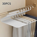 30-Pack Goose-Shaped Anti-Slip Pants Hangers & Wardrobe Clips