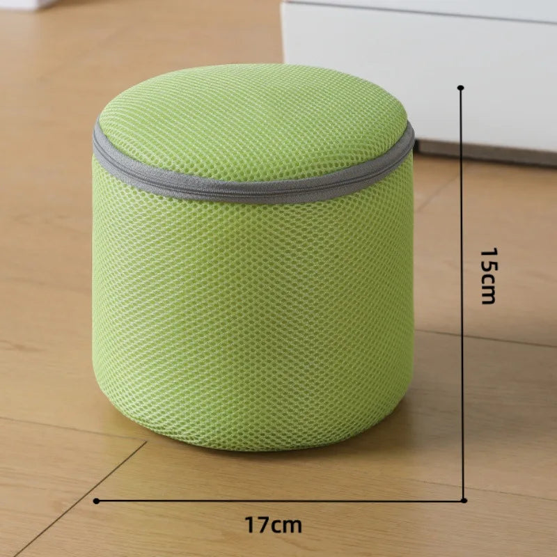 Washing Machine Underwear Cleaning Bag Bra Dedicated Nursing Mesh Laundry Bags Lingerie Zipper Storage Pouch Home Organizer Oasis Select green