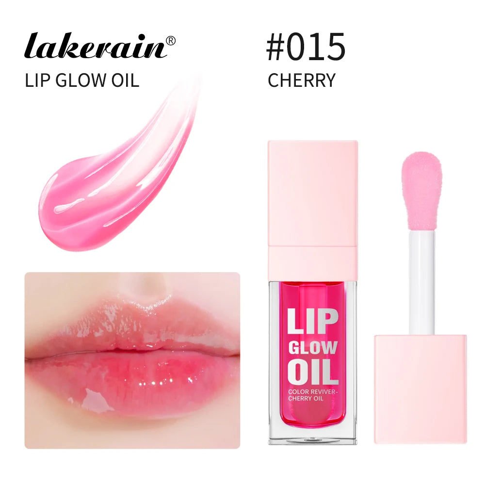 Lip Glow Oil Jelly Lip Gloss Set Long Lasting Permanent Lipstick Woman Tint for Lips Stick Free Shipping Lipgloss Glosses Stain Oasis Select 015 CHERRY