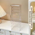 Transparent 8-Grid Display Storage Box with Detachable Dividers Dustproof Organizer for Mini Figurines Blind Boxes Oasis Select Clear