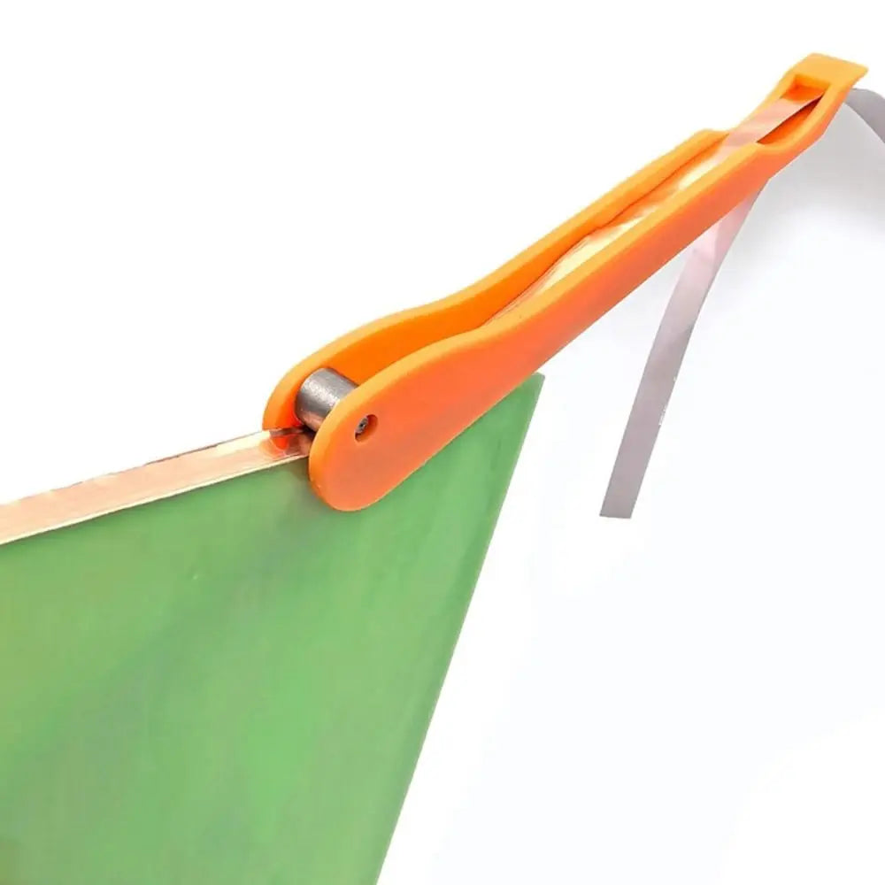 Protable Stained Glass Copper Foiling Tool DIY Copper Foil Wrapping Tool Time-Saving Hand Foiler for 7/32" Copper Foil Tape Oasis Select
