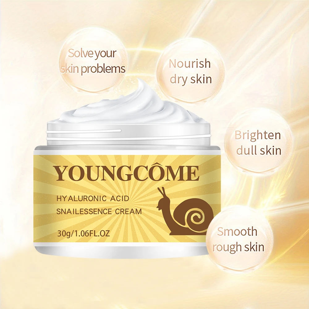 Snail Hyaluronic Acid Essence Cream – Nourish & Firm Skin